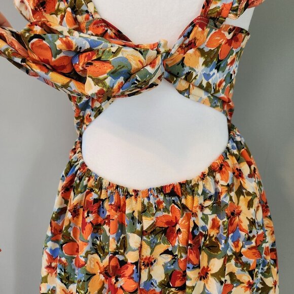 NWT CupShe Floral Mini Dress Size Medium - Picture 10 of 16